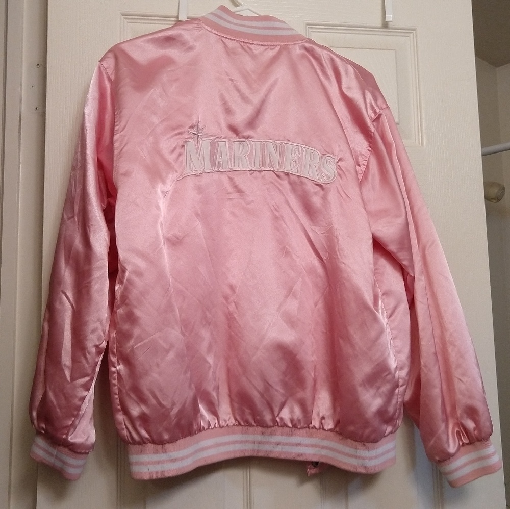 Rare Pink Seattle Mariners Collectors Jacket